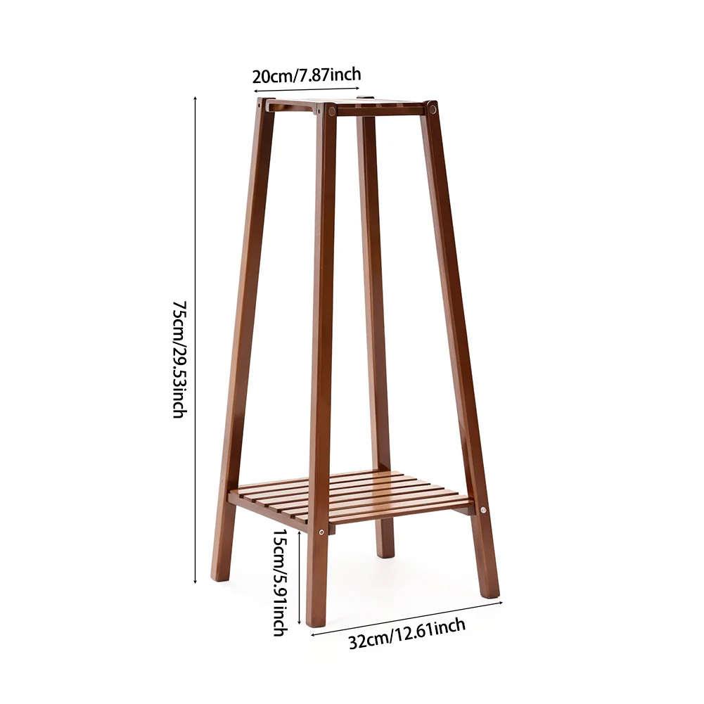 Breeins Solid Wood Indoor Plant Shelf Unit - Image 3