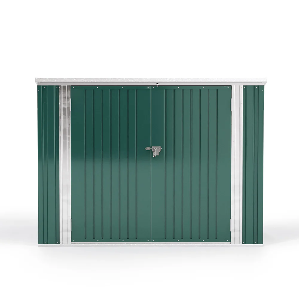 Breeins Steel Trash Can Recycle Bin Enclosure Storage Shed - Image 4
