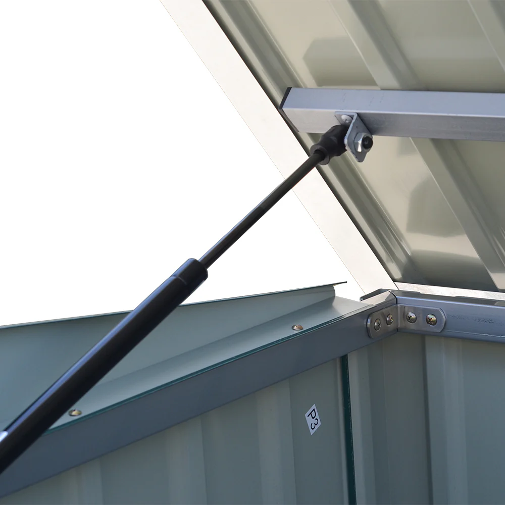 Breeins Steel Trash Can Recycle Bin Enclosure Storage Shed - Image 8