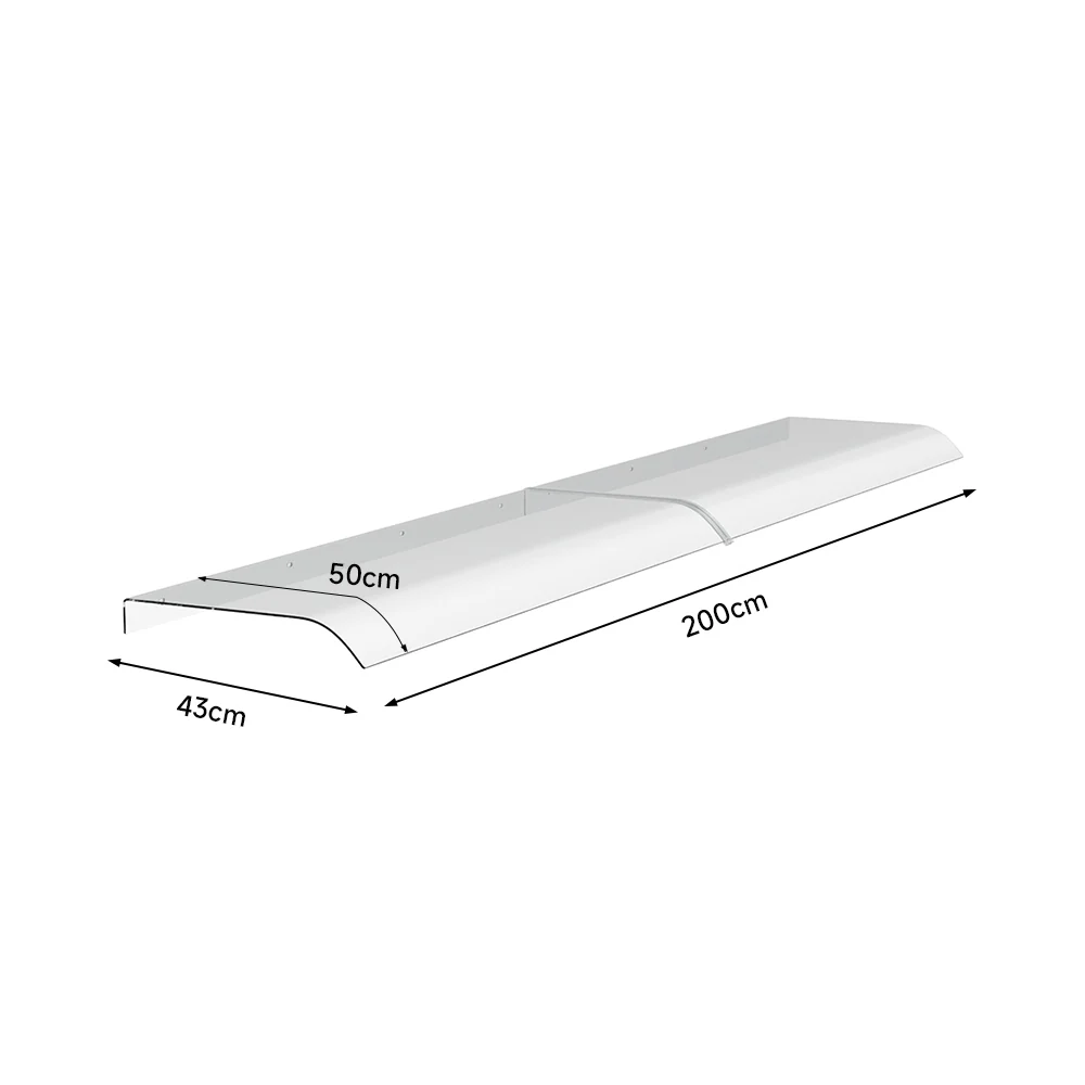 Breeins Transparent Window Door Awning Canopy - Image 5