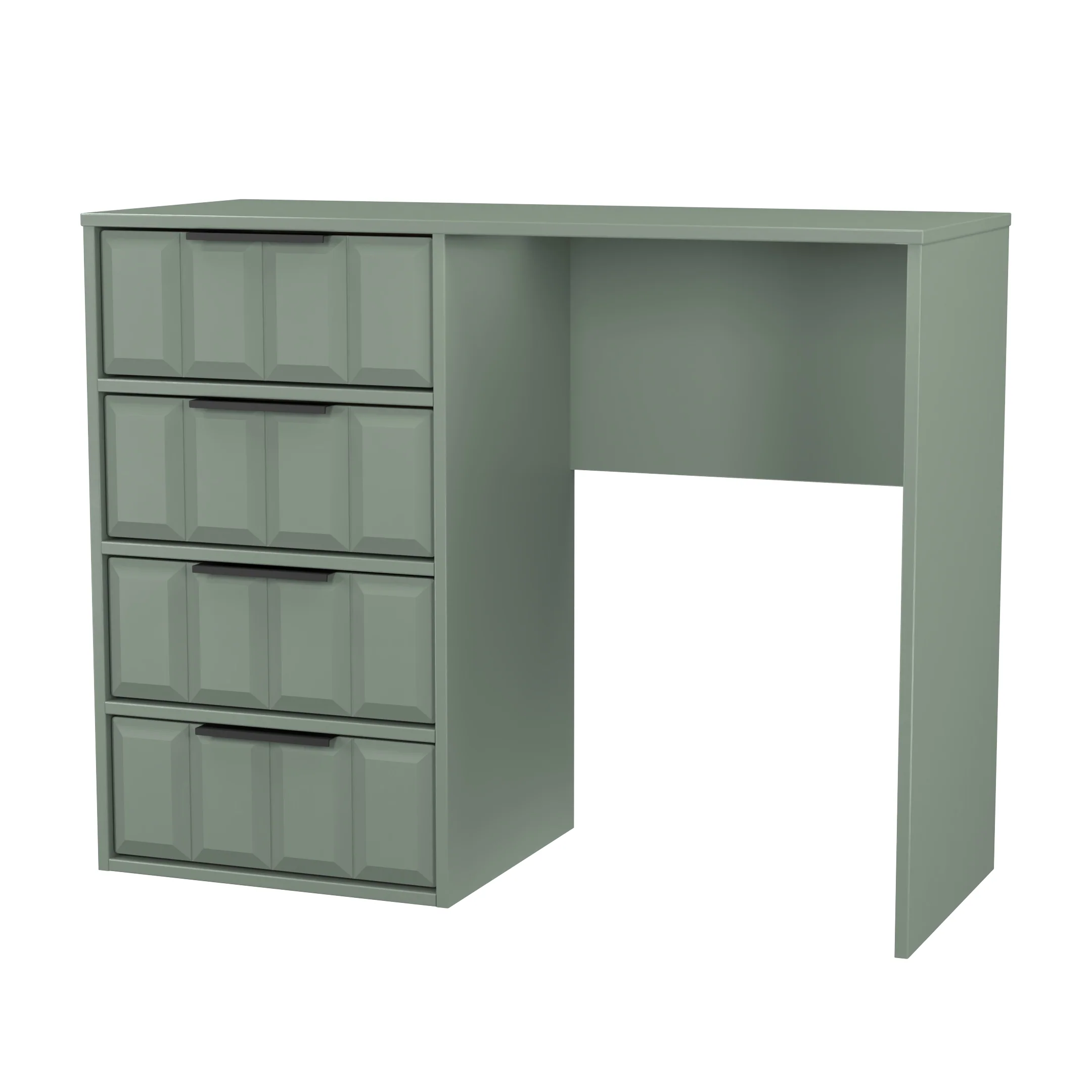 Bremen Ready Assembled 4 Drawer Vanity in Reed Green - Image 3
