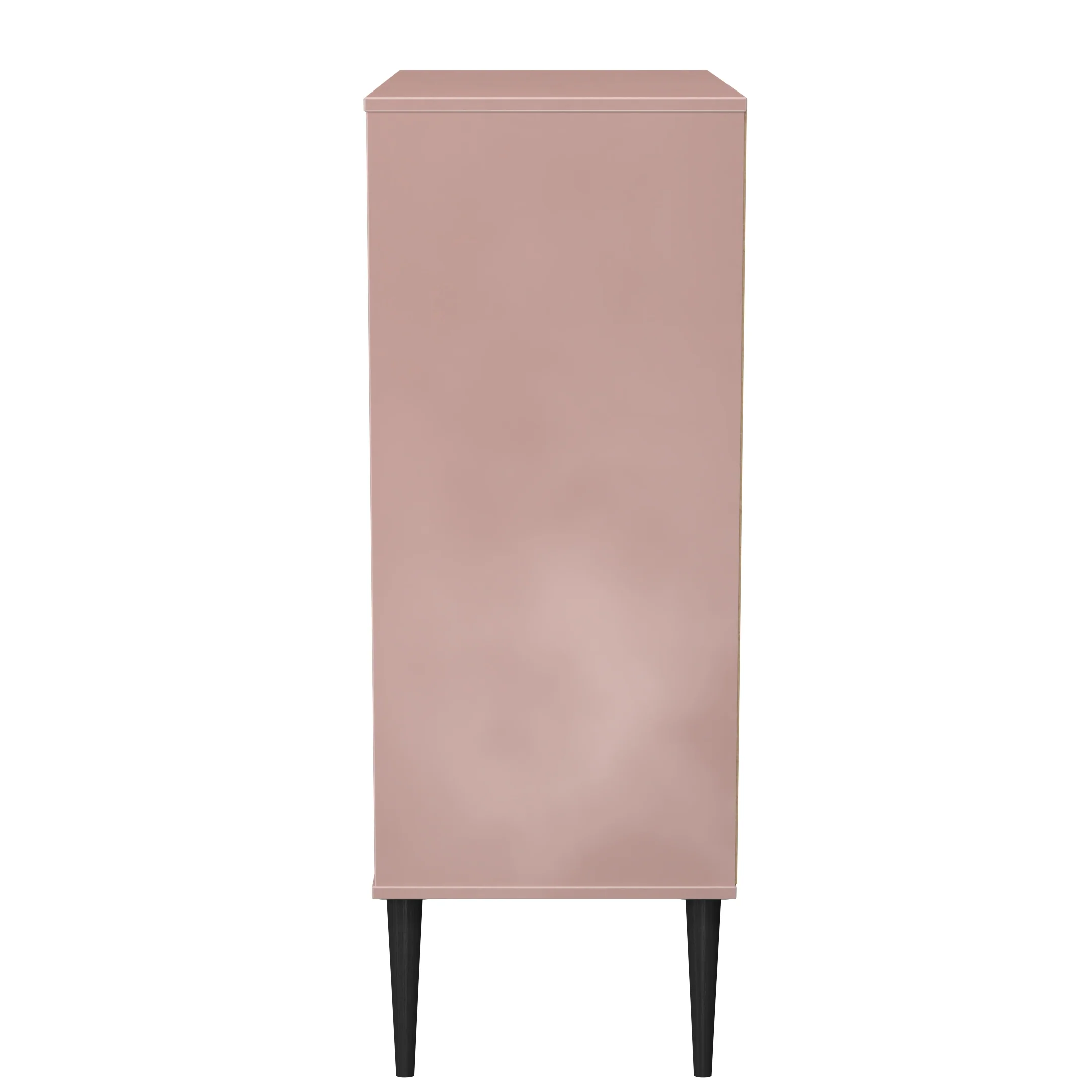 Bremen Ready Assembled 5 Drawer Chest in Kobe Pink - Image 2