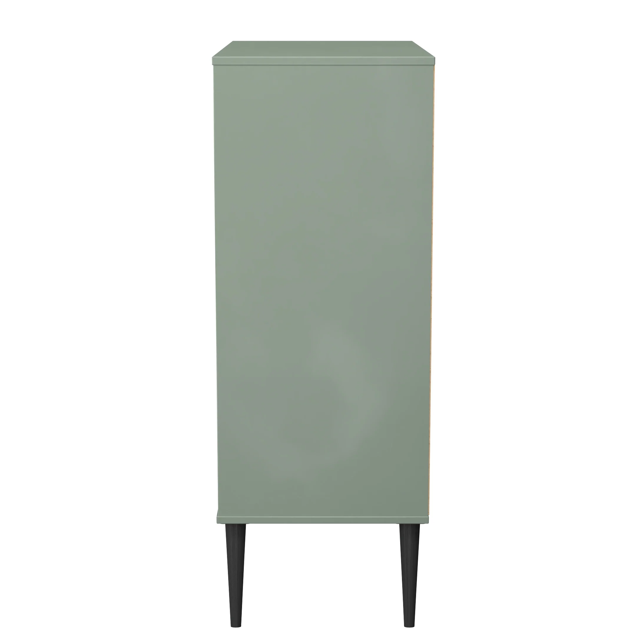 Bremen Ready Assembled 5 Drawer Chest in Reed Green - Image 2
