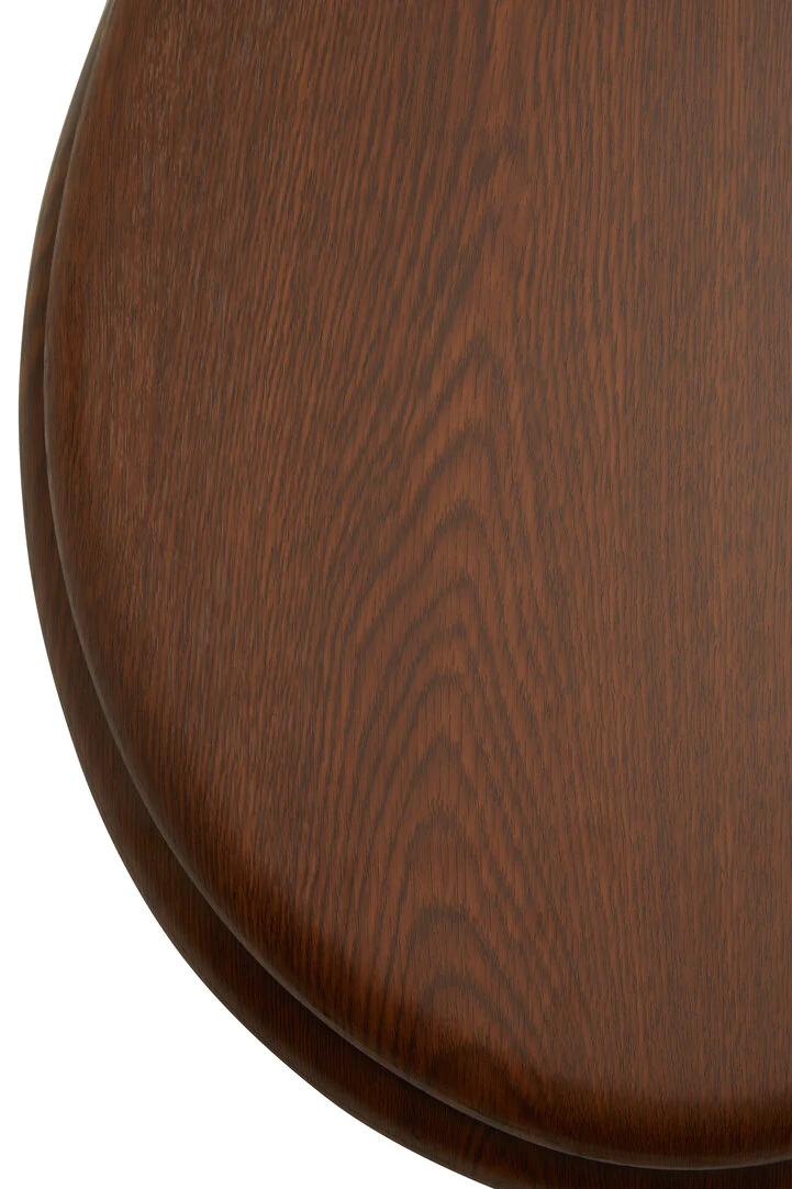 Brooks Dark Oak Toilet Seat - Image 4