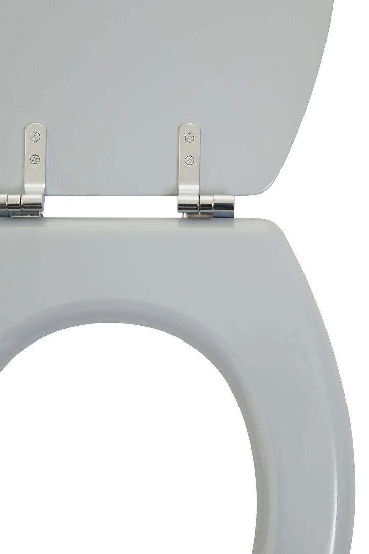 Brooks Matte Grey Toilet Seat - Image 4