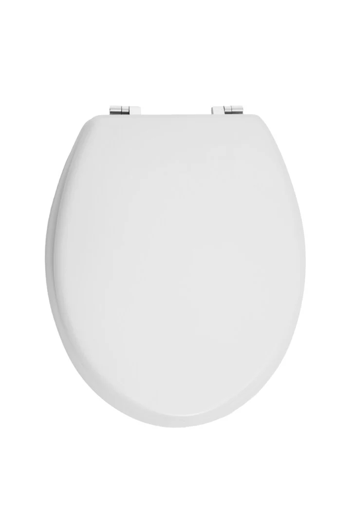 Brooks Matte White Toilet Seat