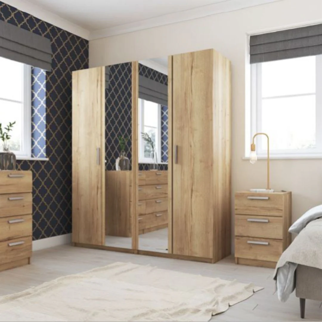 Buckingham Ready Assembled Chest of Drawers with 5 Drawers - Natural Rustic Oak - Image 6