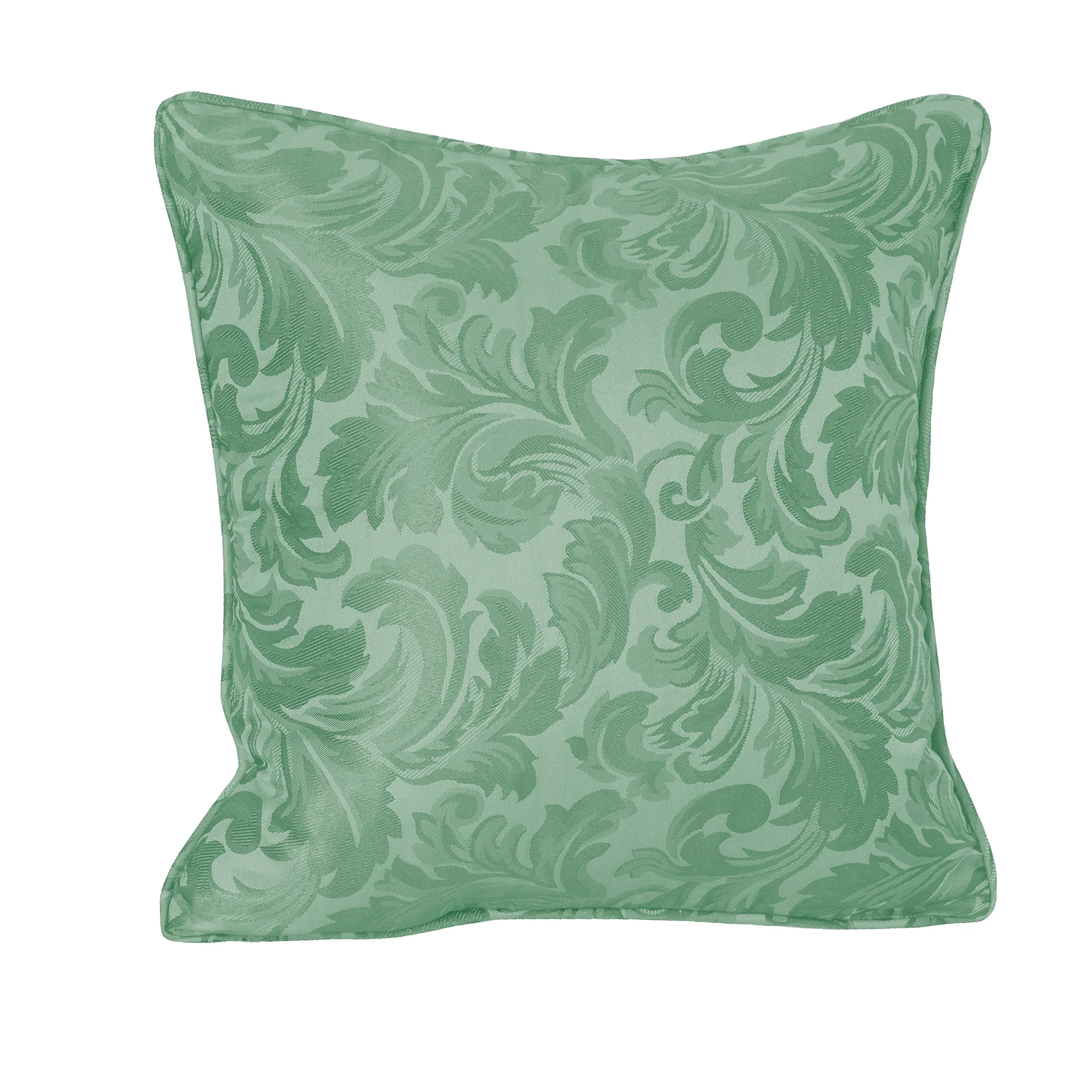 BUCKINGHAM GREEN POLYESTER FILLED CUSHION COVER