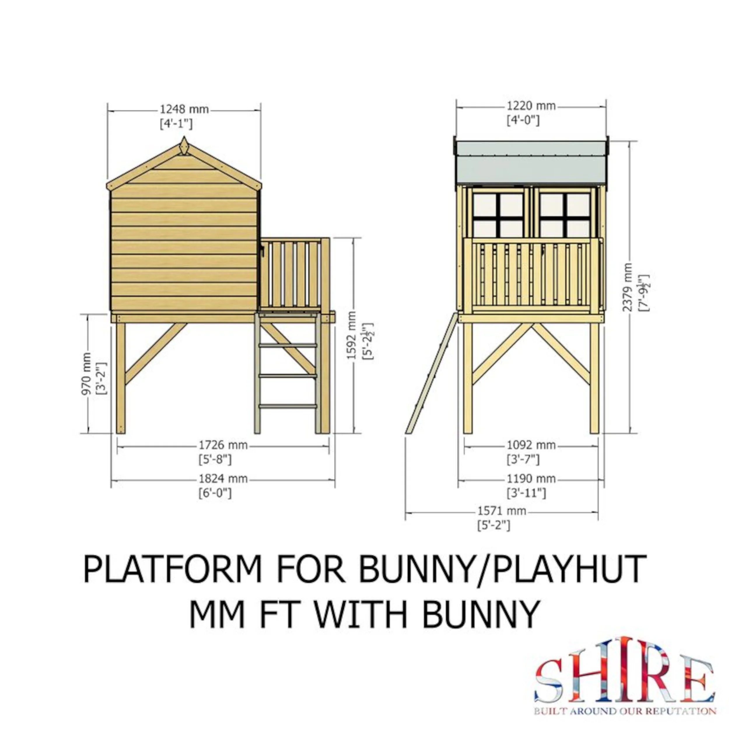 Bunny & Platfom Playhouse - Image 6