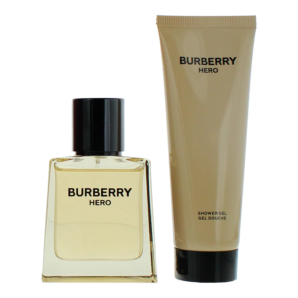 Burberry Hero 2 Piece Gift Set: Eau De Toilette 50ml - Shower Gel 75ml - Image 3