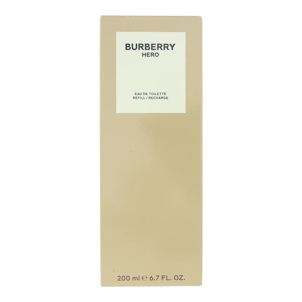 Burberry Hero For Men Eau De Toilette Refill 200ml - Image 3