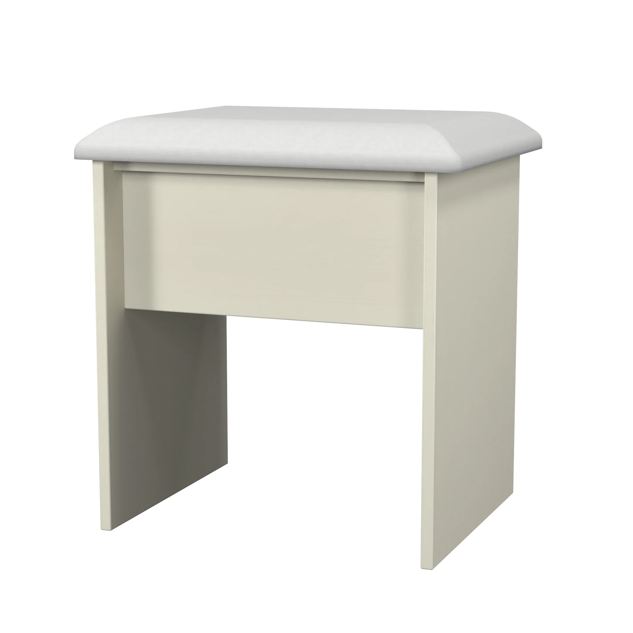 Byland Ready Assembled Stool in Cream Ash & Modern Oak - Image 3