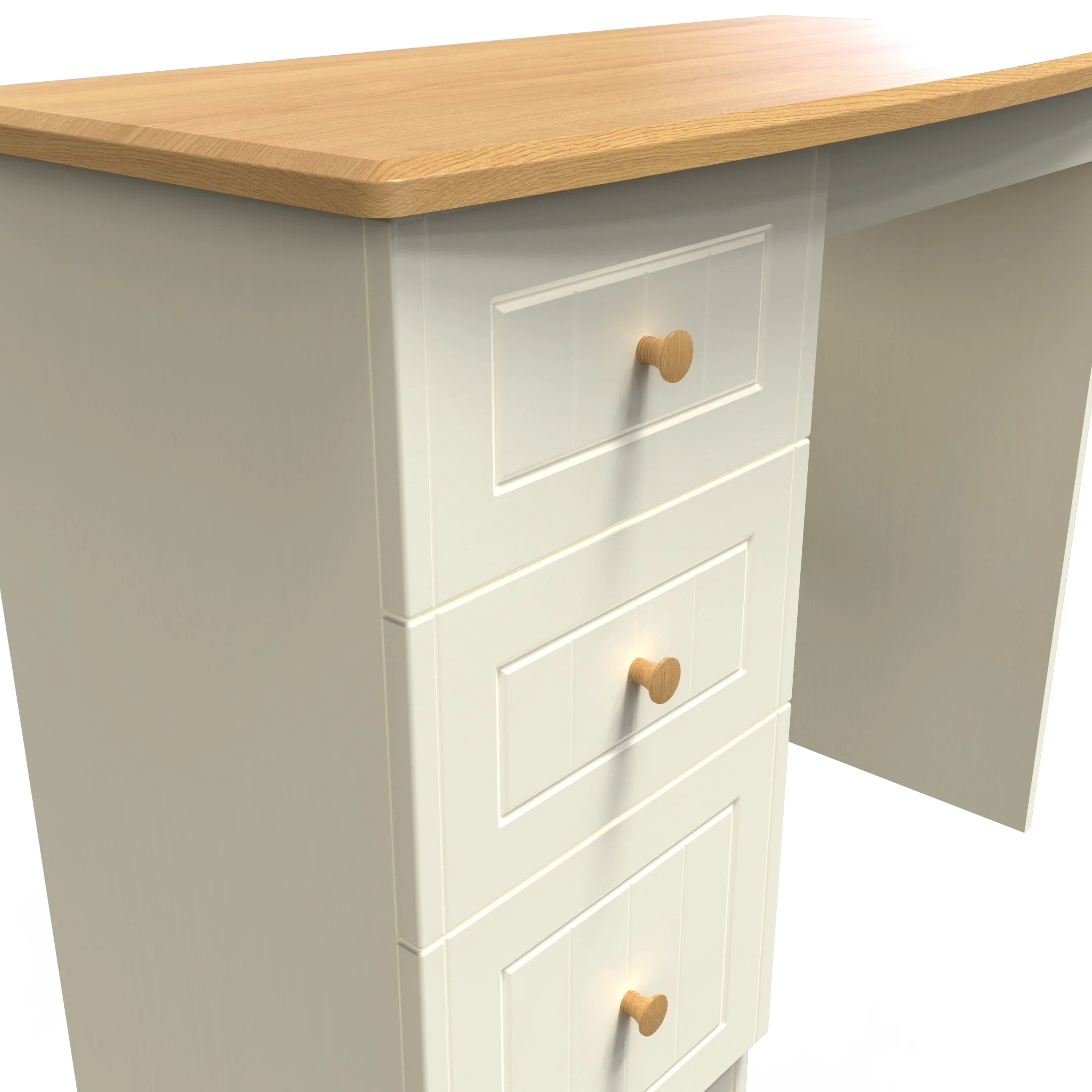 Byland Ready Assembled Vanity in Cream Ash & Modern Oak - Image 11