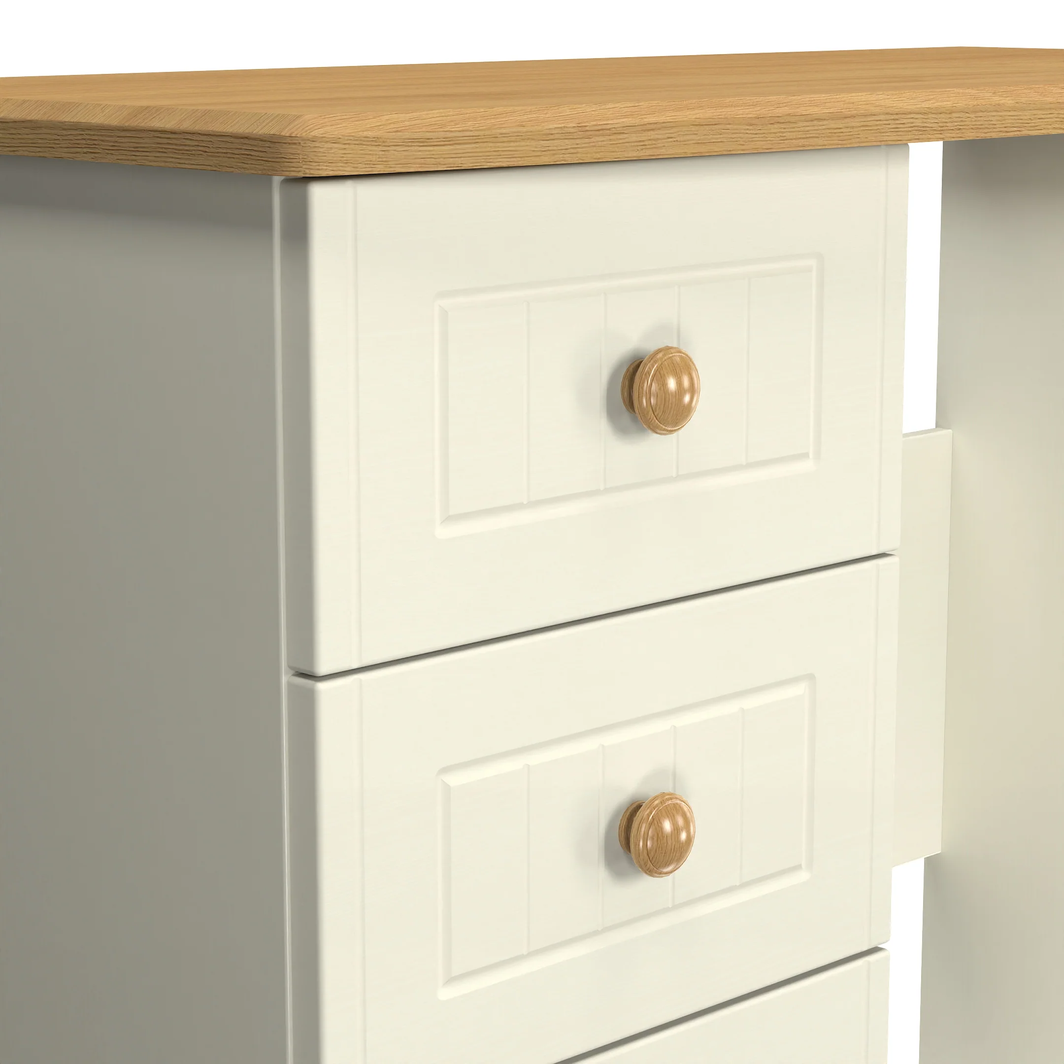 Byland Ready Assembled Vanity in Cream Ash & Modern Oak - Image 12