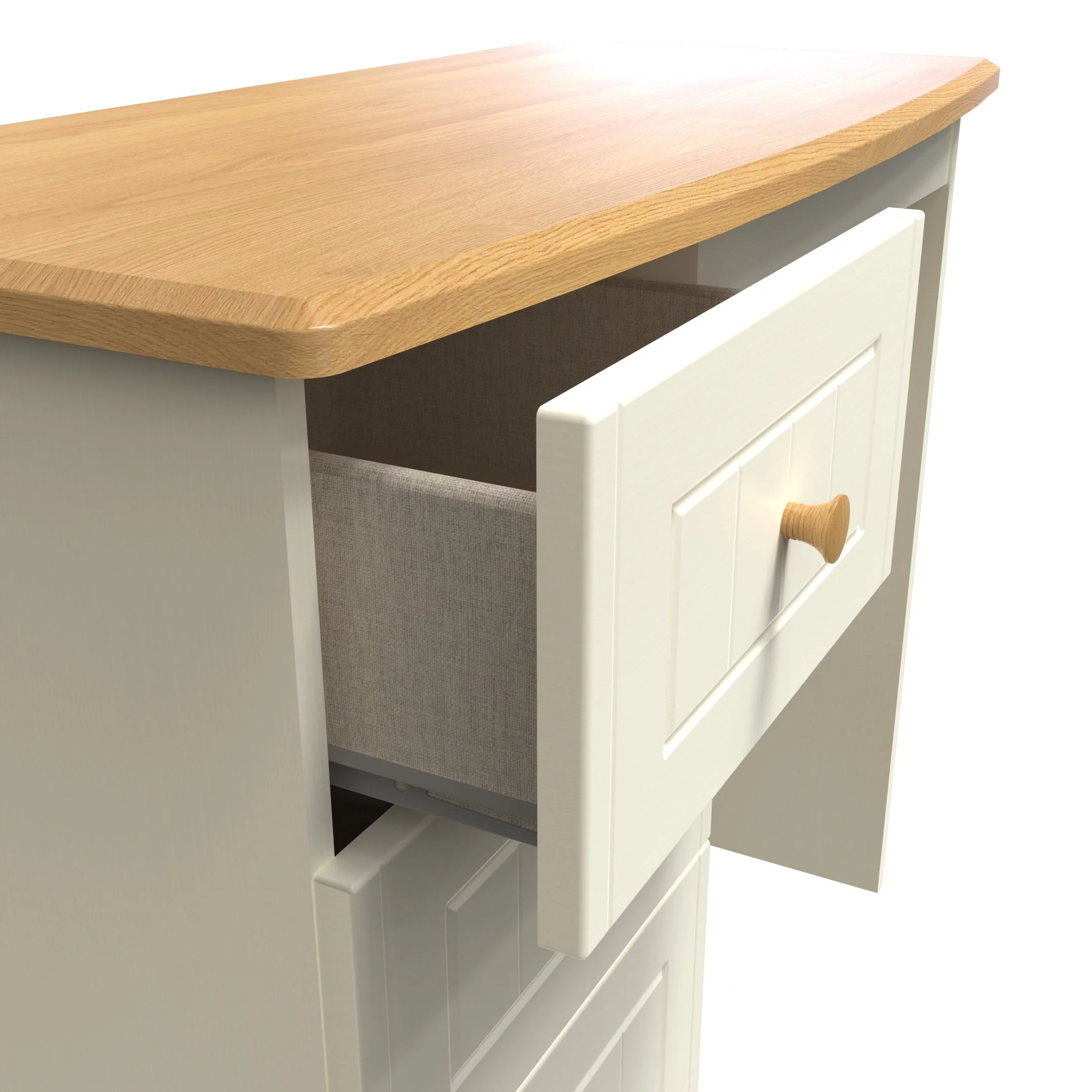 Byland Ready Assembled Vanity in Cream Ash & Modern Oak - Image 14
