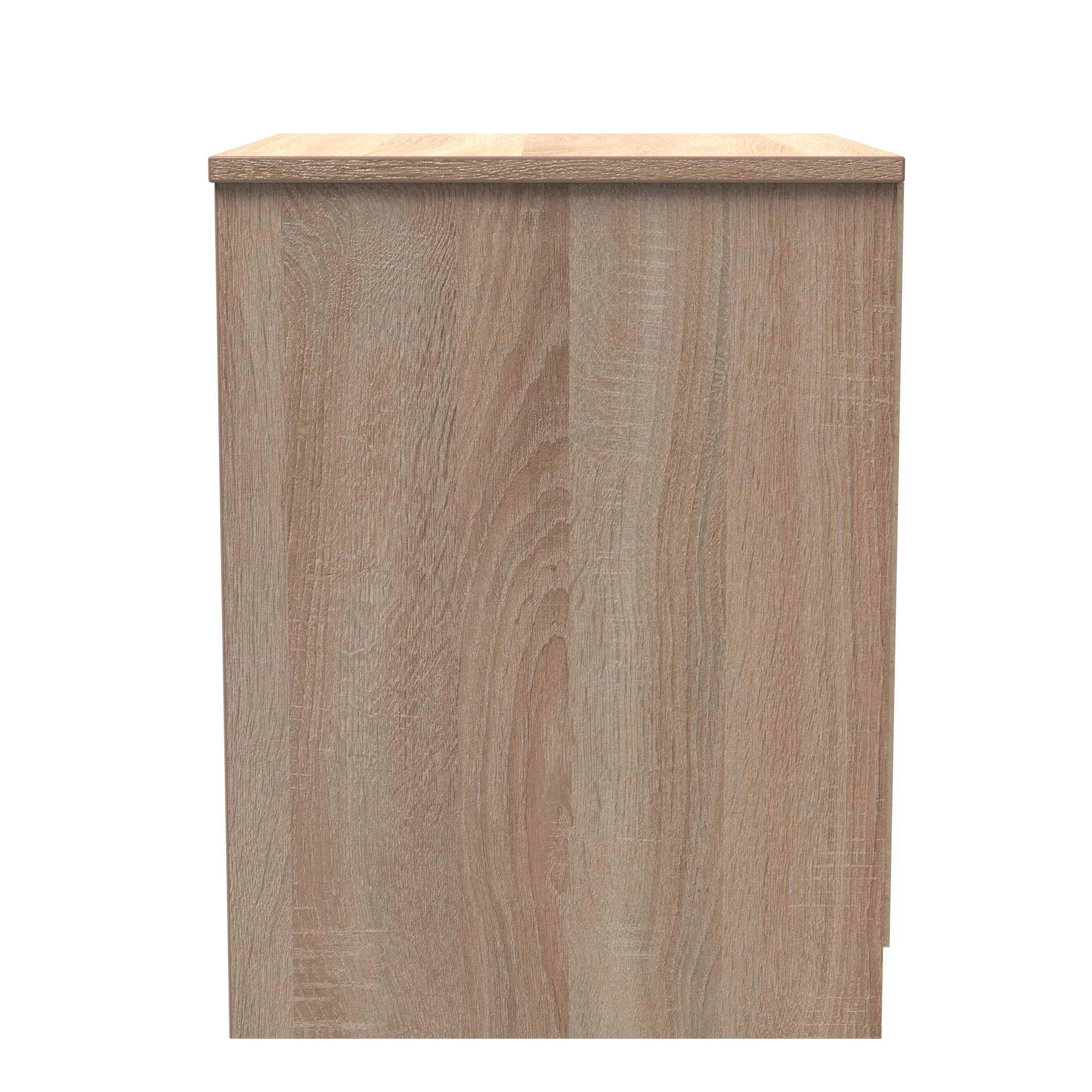 Calgary Ready Assembled 2 Drawer Bedside Cabinet in Bardolino Oak - Image 2