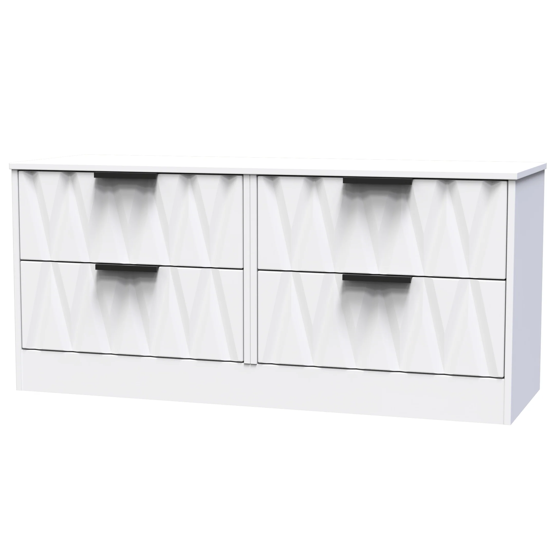 Calgary Ready Assembled 4 Drawer Bed Box in White Matt - Image 3