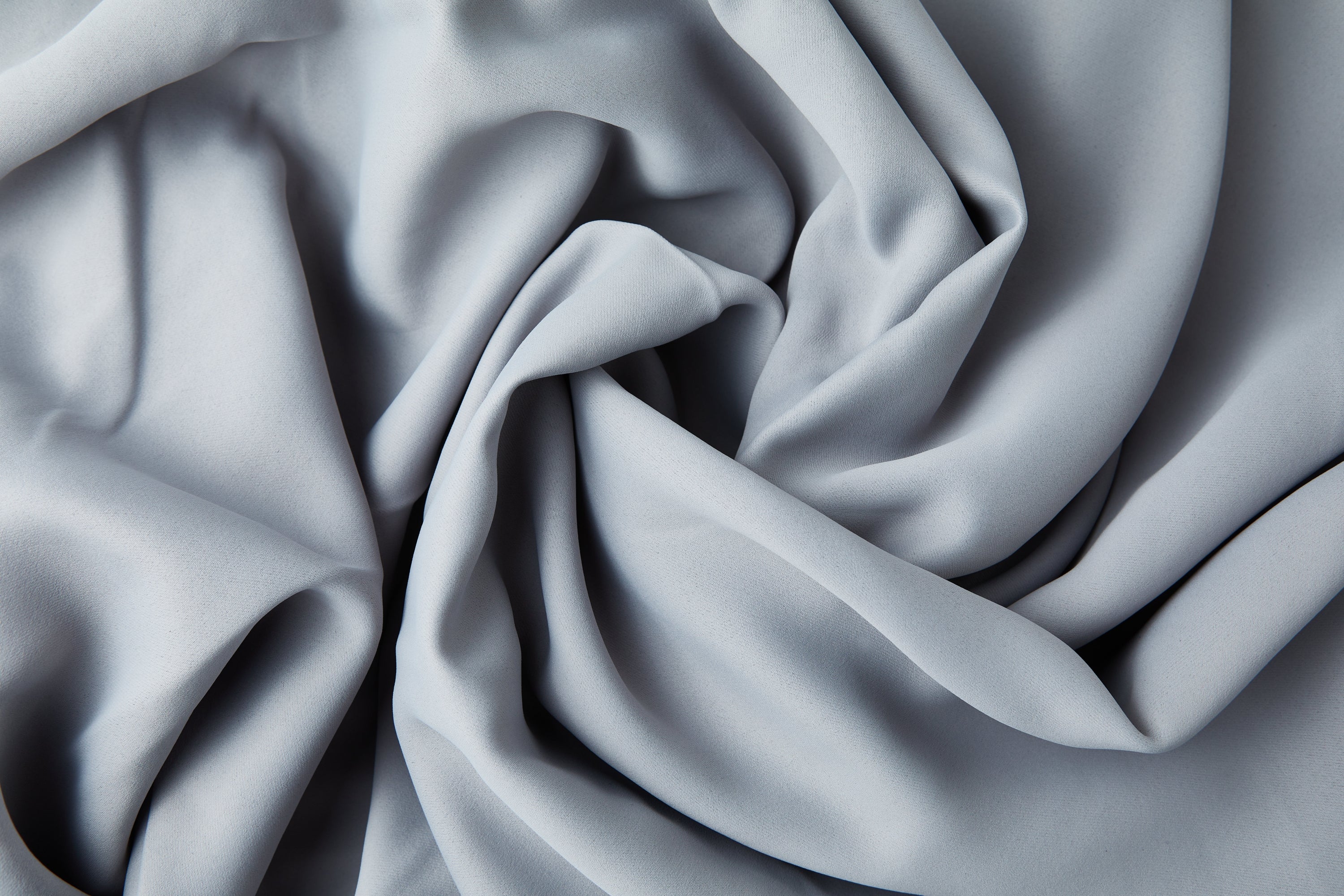 Cali Pencil Pleat - Woven Thermal Blackout Pencil Pleat Curtains in Grey - Image 3