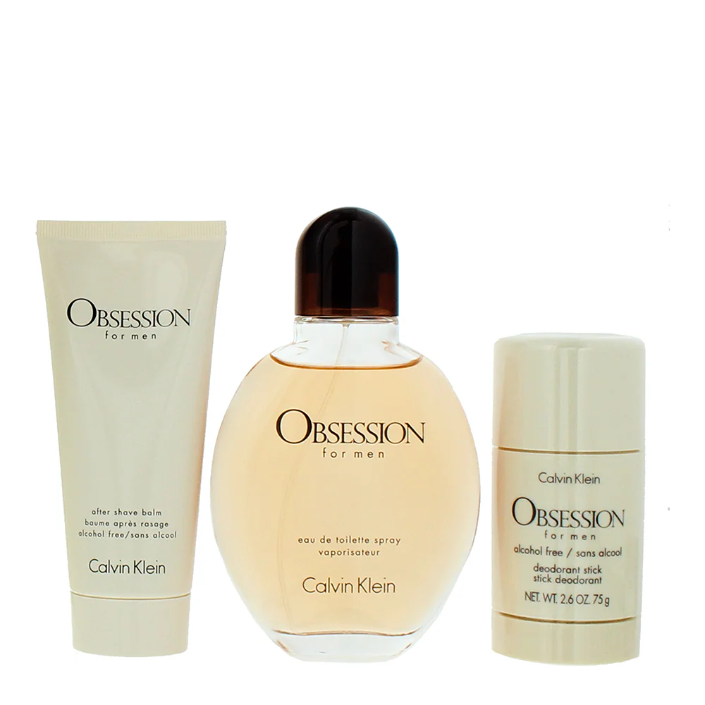 Calvin Klein Obsession For Men Eau de Toilette Gift Set : Eau de Toilette 125ml - Image 2