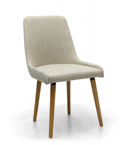 Capri Flax Effect Natural Dining Chair - Set Of 2 - Image 6