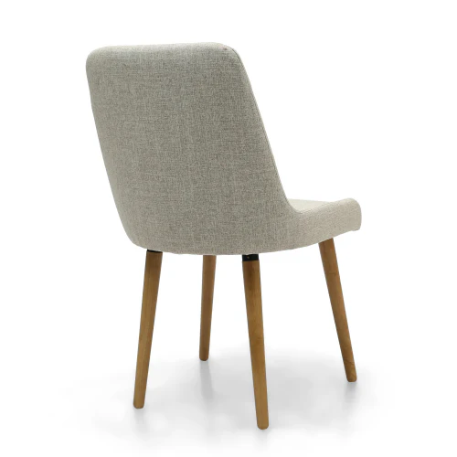 Capri Flax Effect Natural Dining Chair - Set Of 2 - Image 7