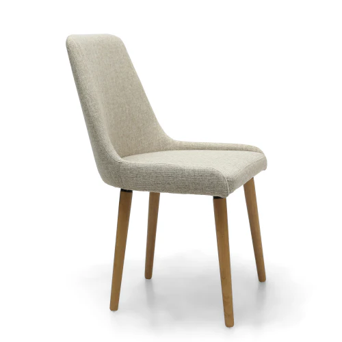 Capri Flax Effect Natural Dining Chair - Set Of 2 - Image 9