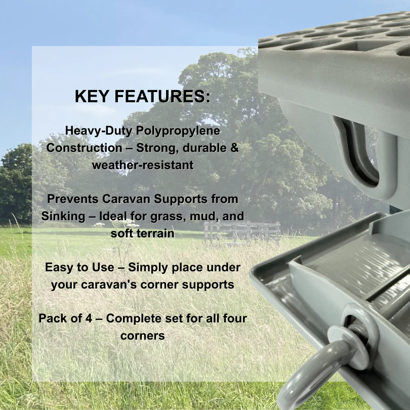 Caravan Jack Pads With Pins (Pack Of 4) - Image 4