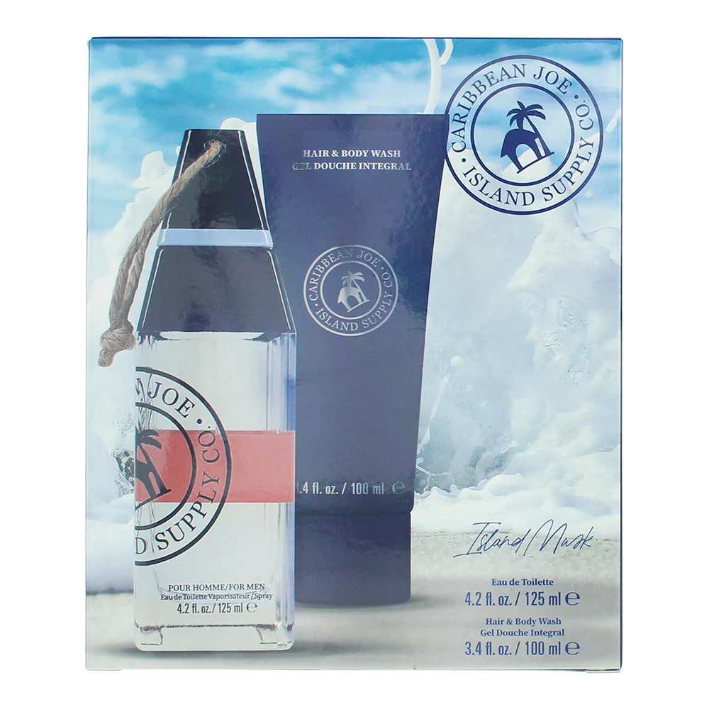 Caribbean Joe Island Supply Musk Photobox 2 Piece Gift Set: Eau De Toilette 125ml - HBW 100m - Image 3