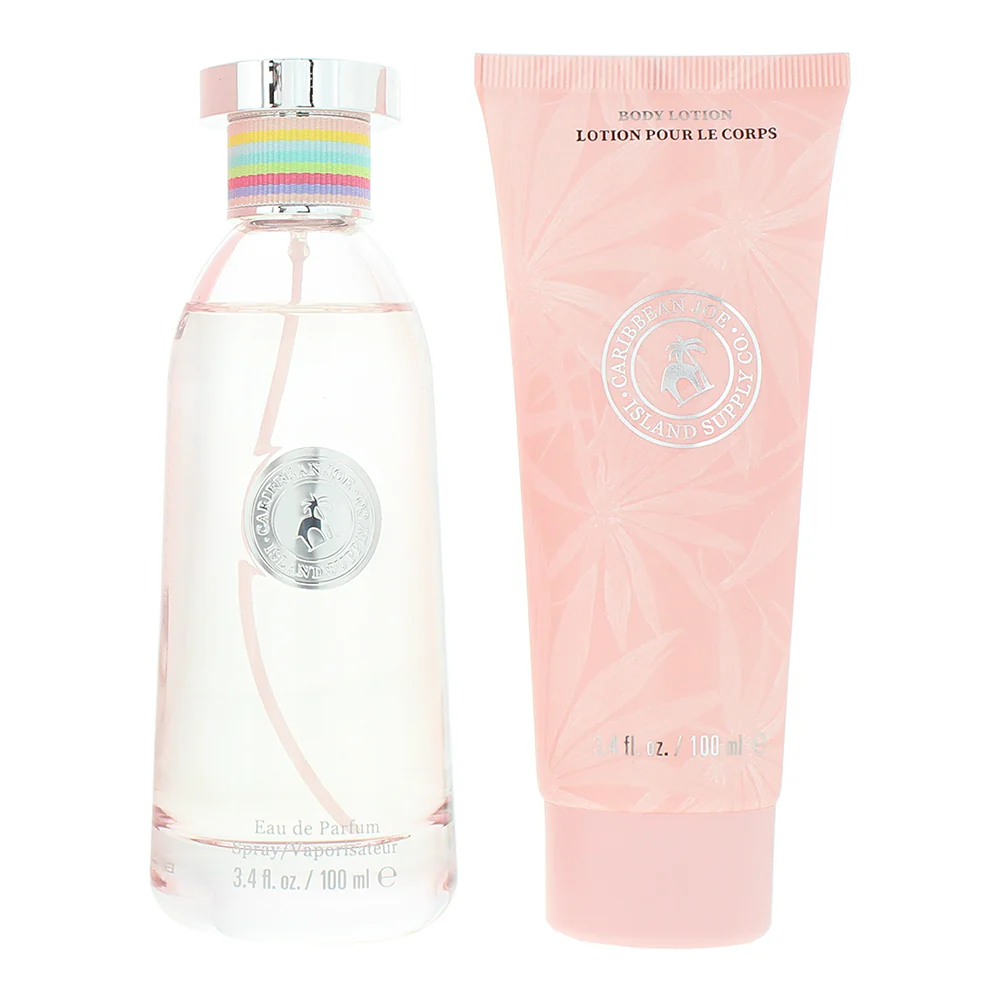 Caribbean Joe Island Supply Paradise Isle Photobox 2 Piece Gift Set: Eau De Parfum 100ml - - Image 2