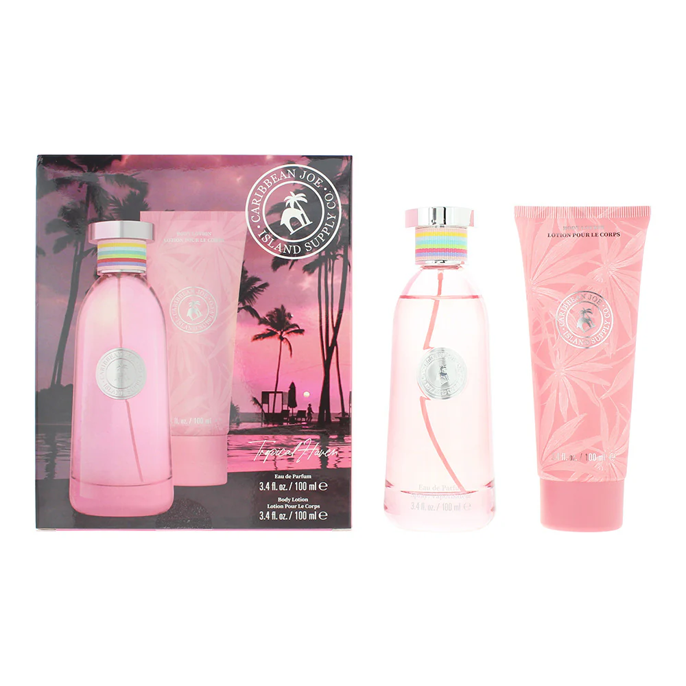 Caribbean Joe Island Supply Tropical Haven Photobox 2 Piece Gift Set: Eau De Parfum 100ml