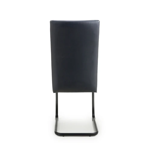 Carlisle Leather Effect Black Dining Chair - Image 5