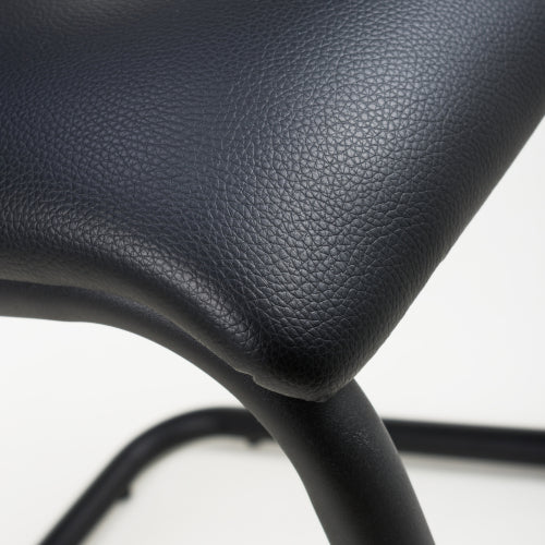 Carlisle Leather Effect Black Dining Chair - Image 8
