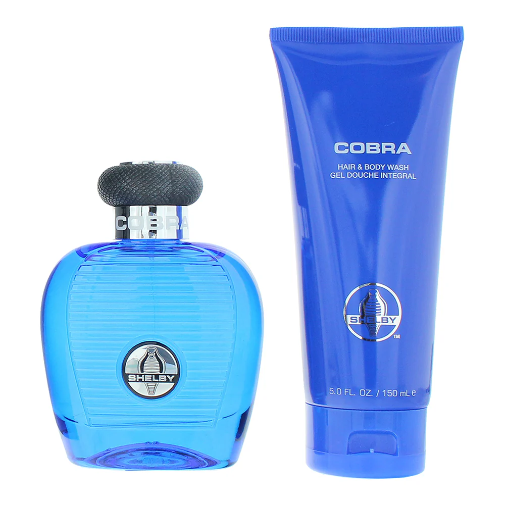 Carroll Shelby Blue Cobra 2 Piece Gift Set: Eau De Toilette 100ml - HBW 150ml - Image 2