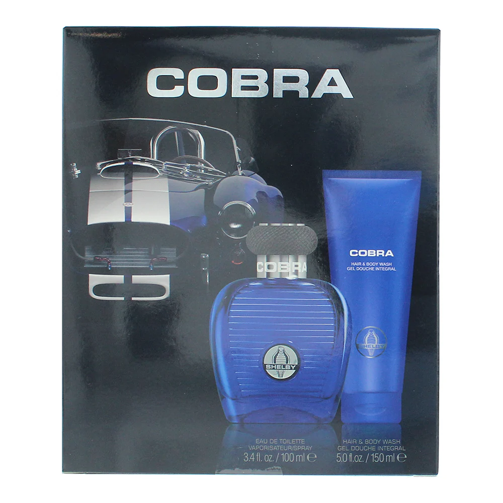 Carroll Shelby Blue Cobra 2 Piece Gift Set: Eau De Toilette 100ml - HBW 150ml - Image 3