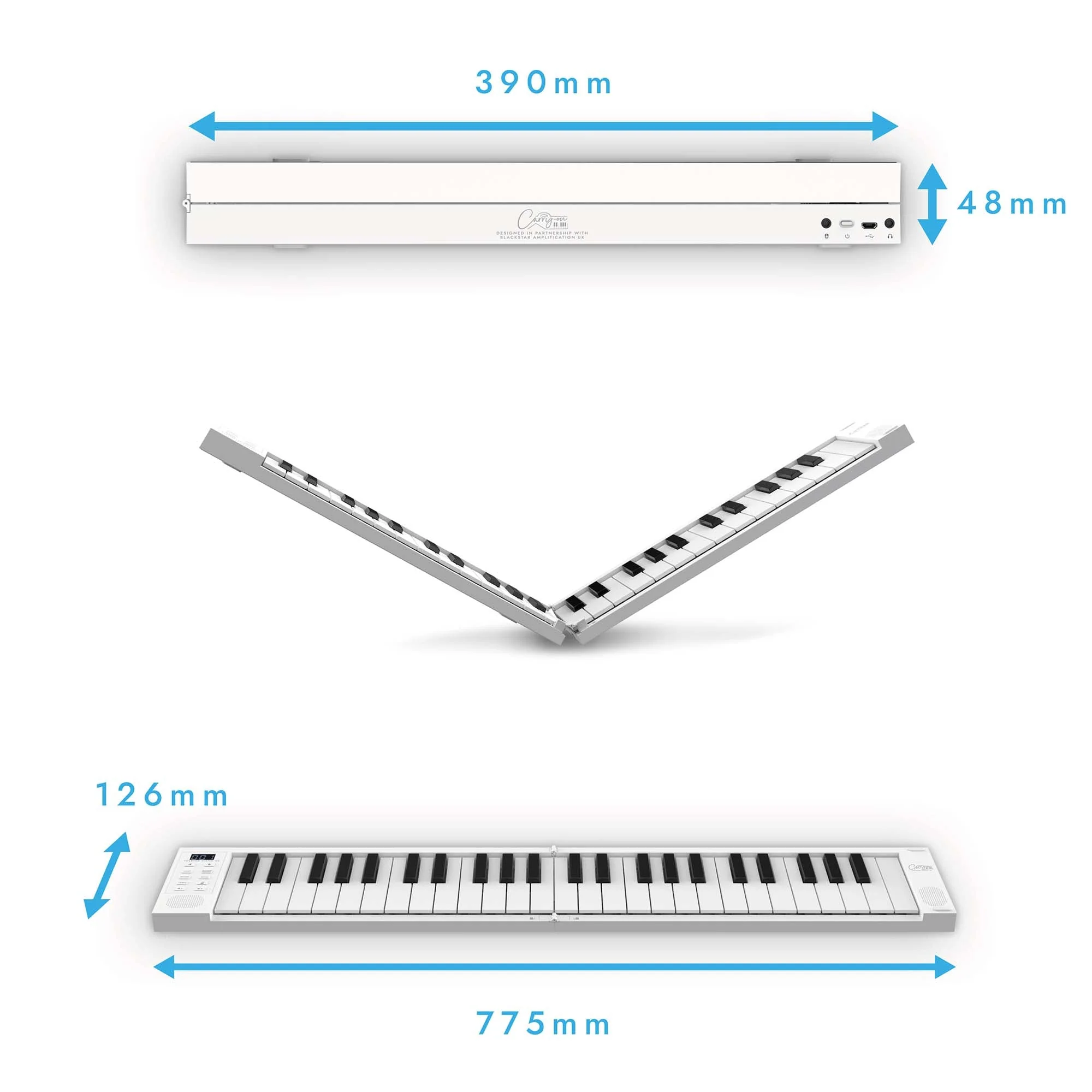 Carry-On 49 Key Folding Piano - Image 2
