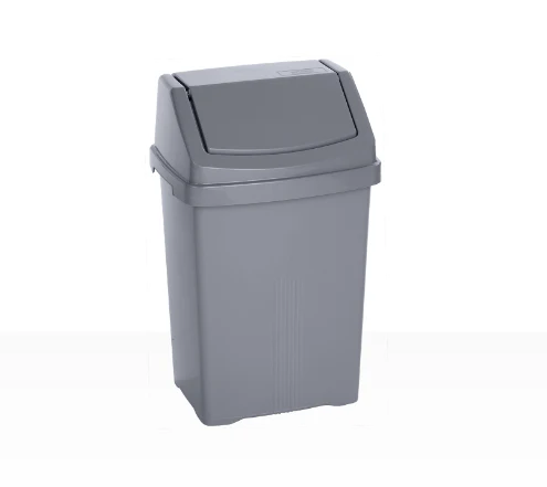 Casa 15L Swing Bin Grey
