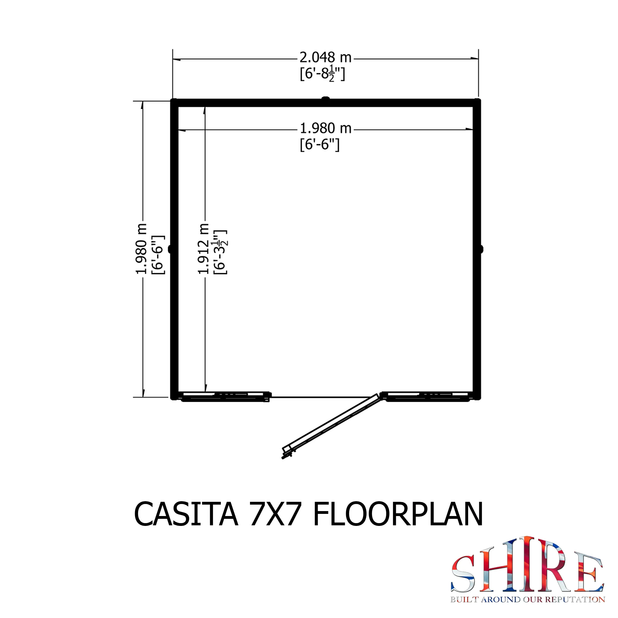 Casita Shiplap Apex Shed - Image 6