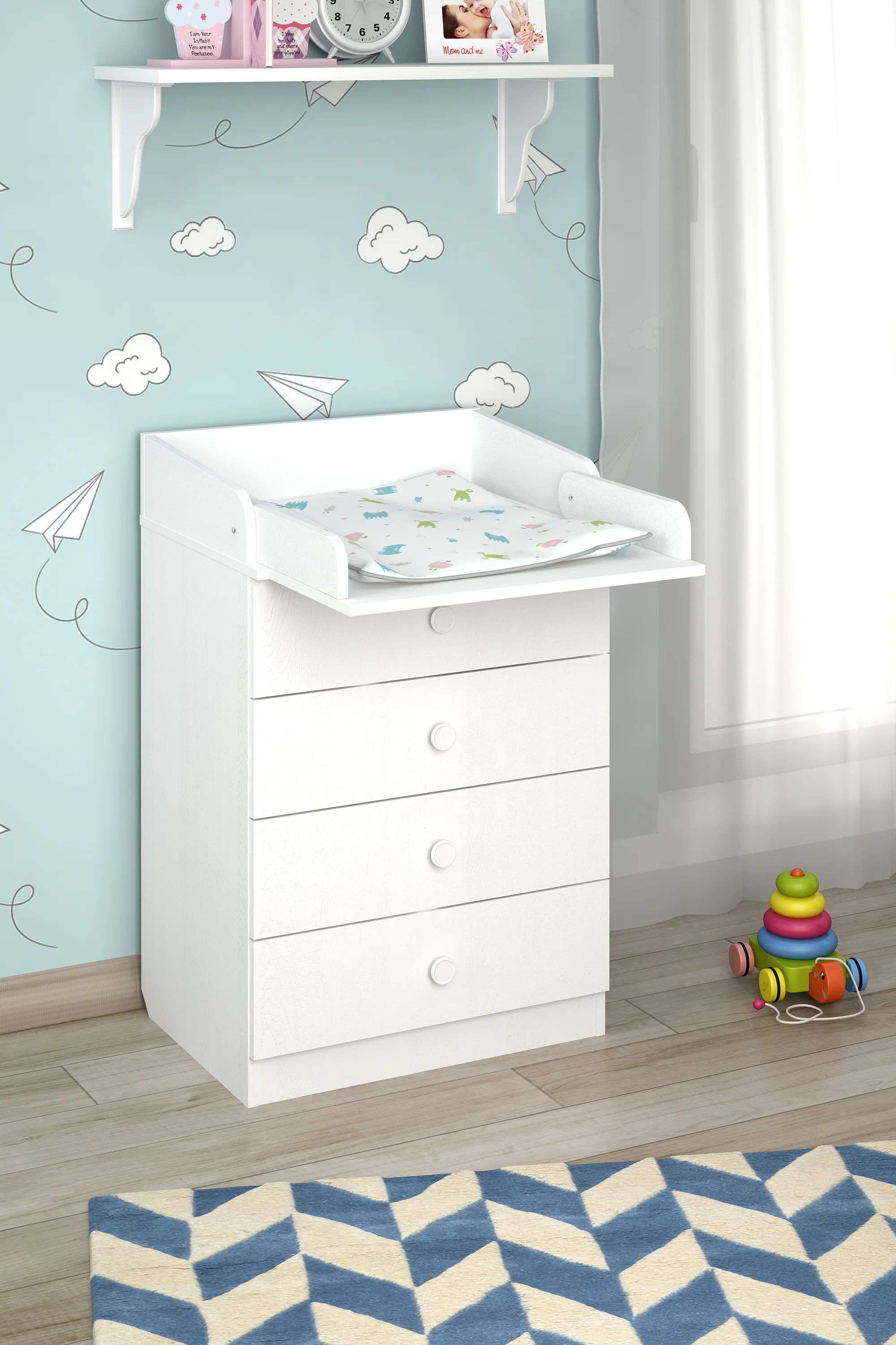 Changing Dresser 600 Shefa Kids, White - Image 2