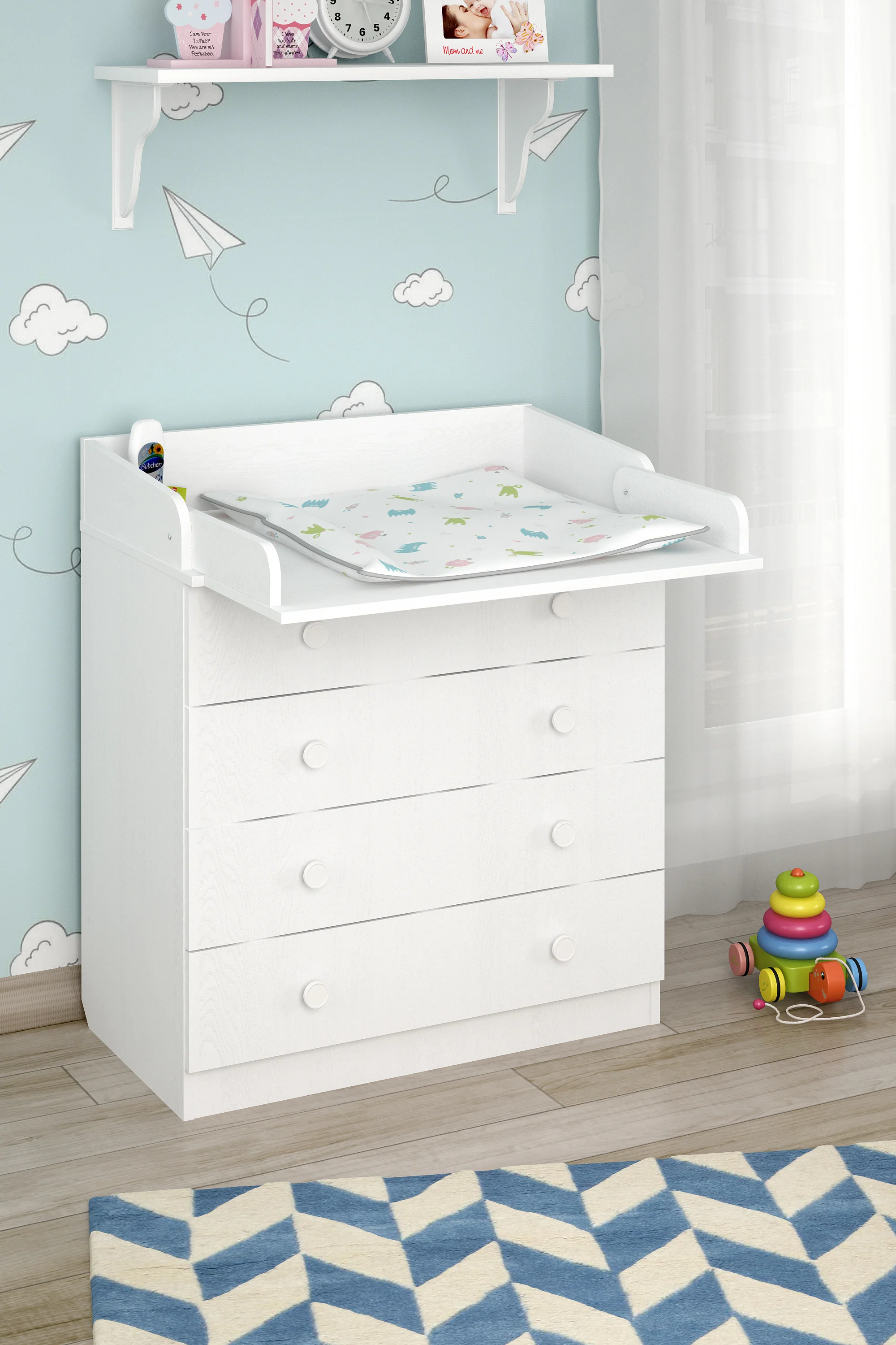 Changing Dresser 800 Shefa Kids, White - Image 8