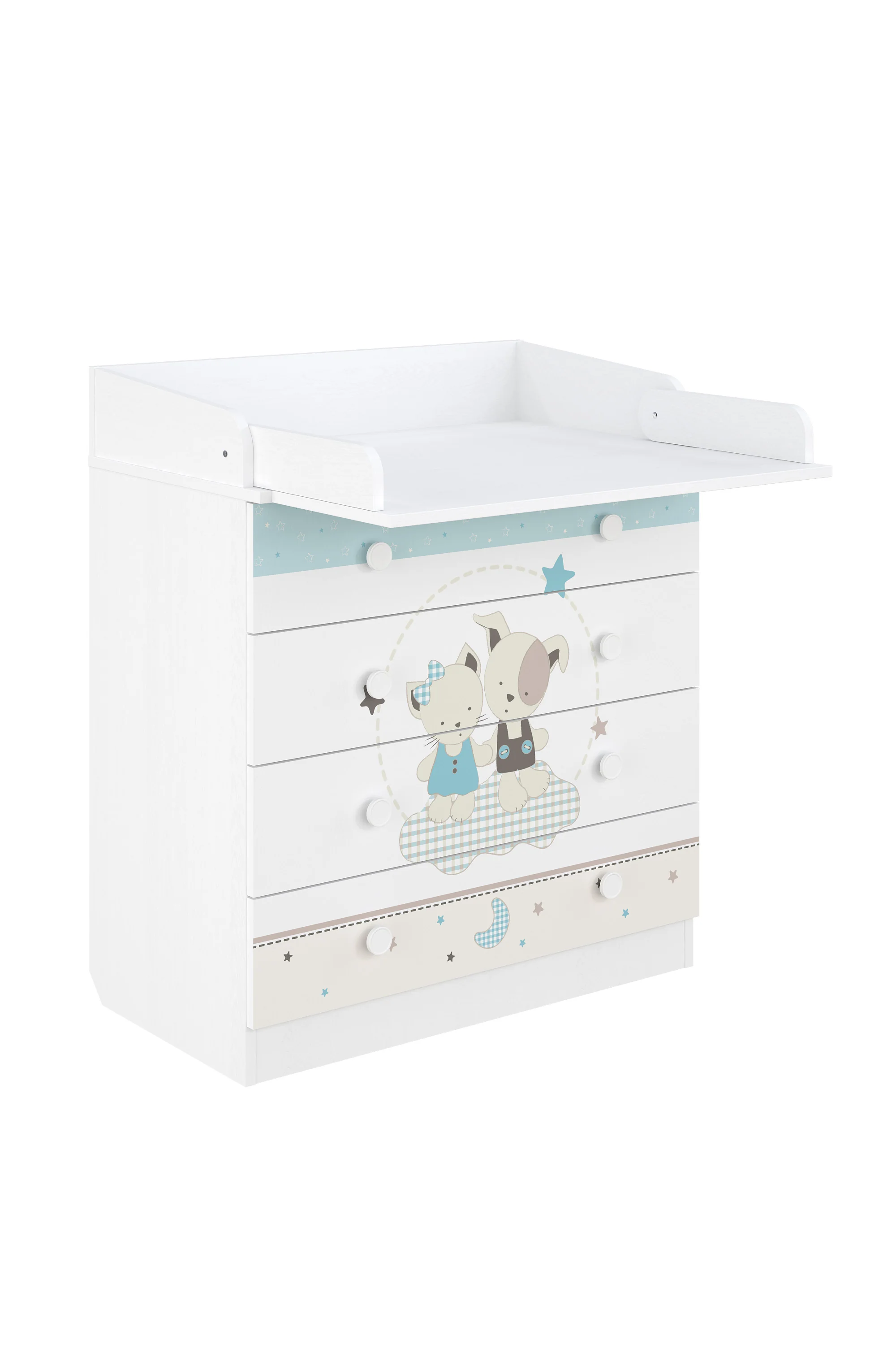 Changing Dresser 800 Shefa Kids, White, Best Friends