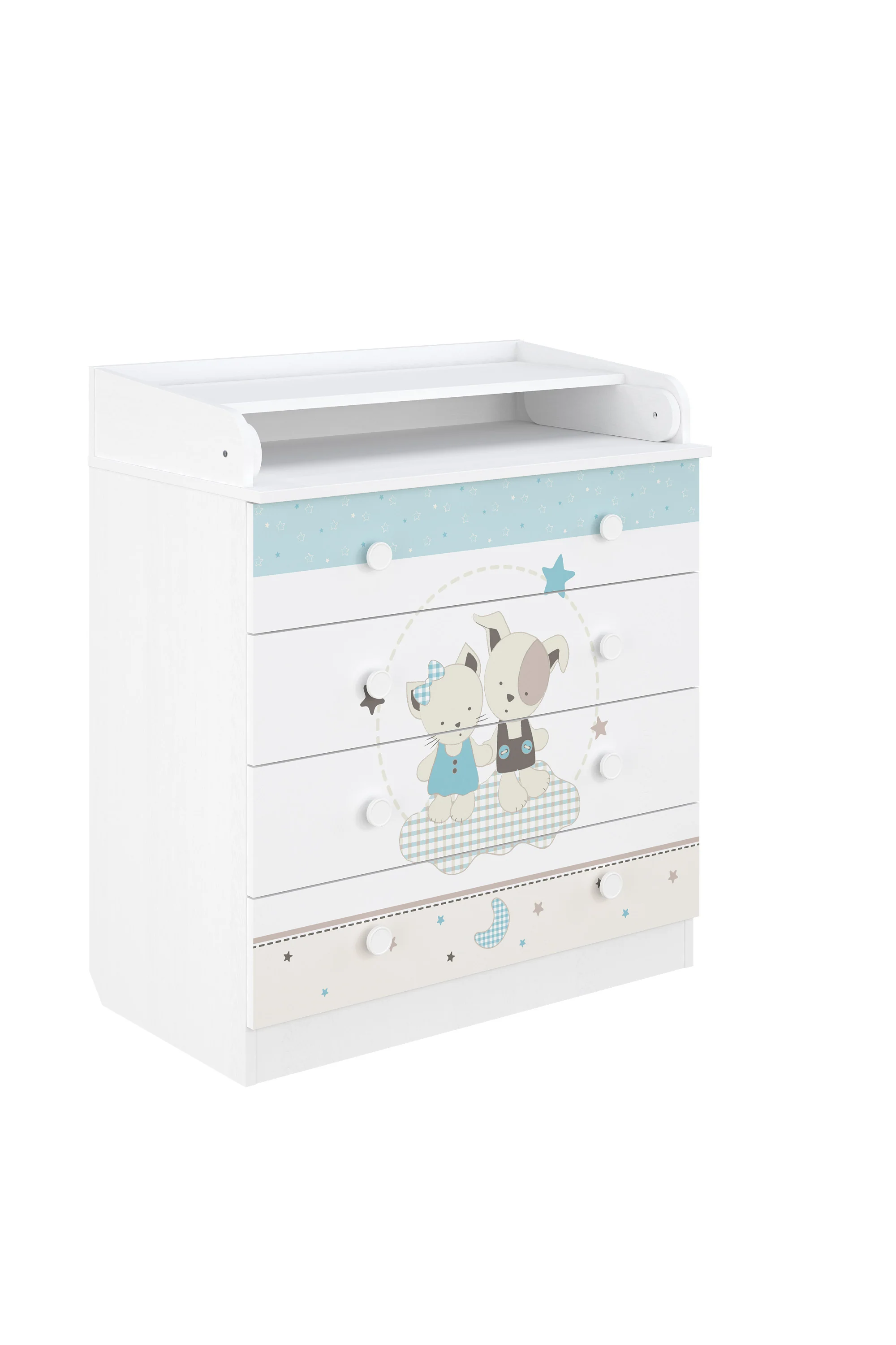 Changing Dresser 800 Shefa Kids, White, Best Friends - Image 2