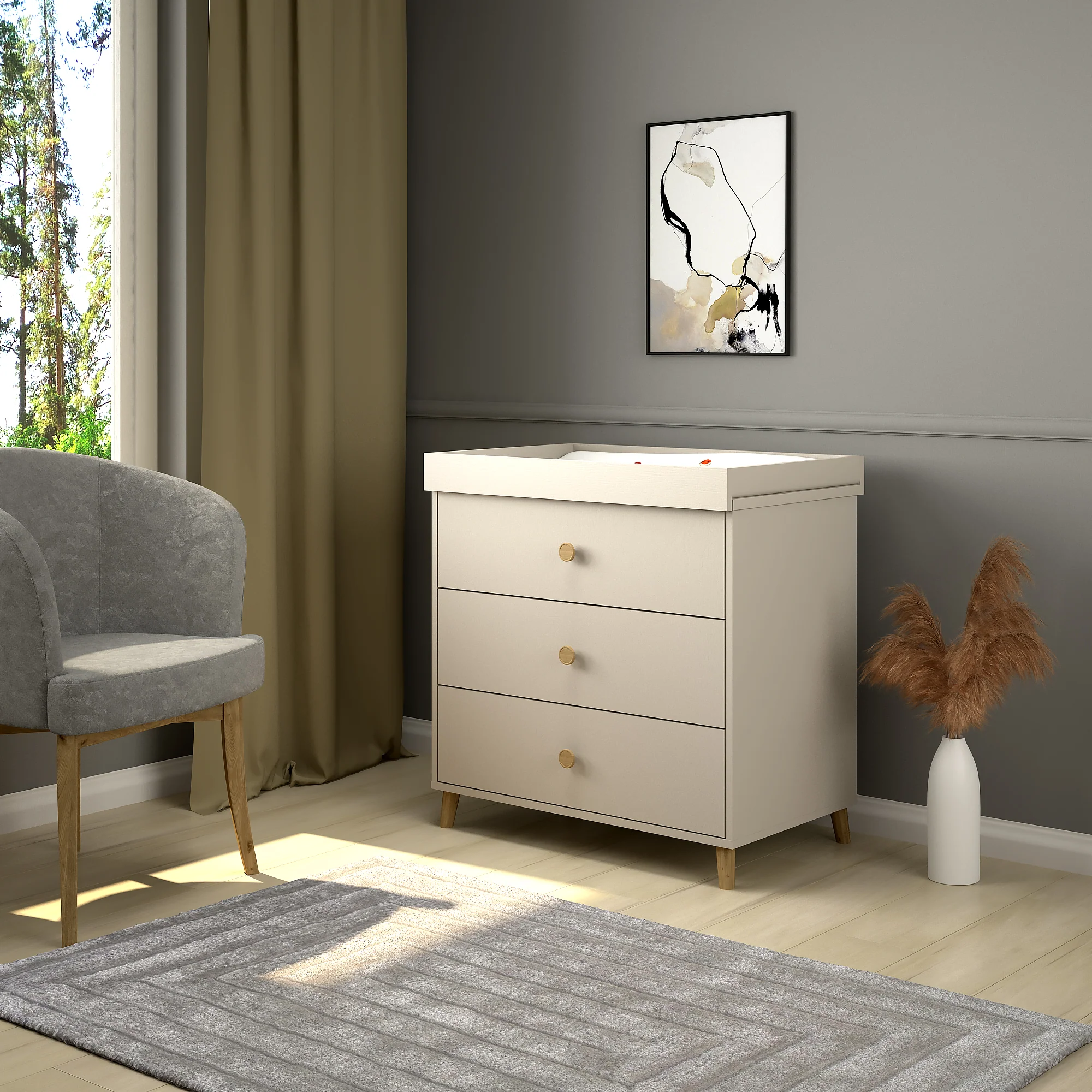 Changing Dresser Shefa Kids 890 Cashmere Beige - Image 4