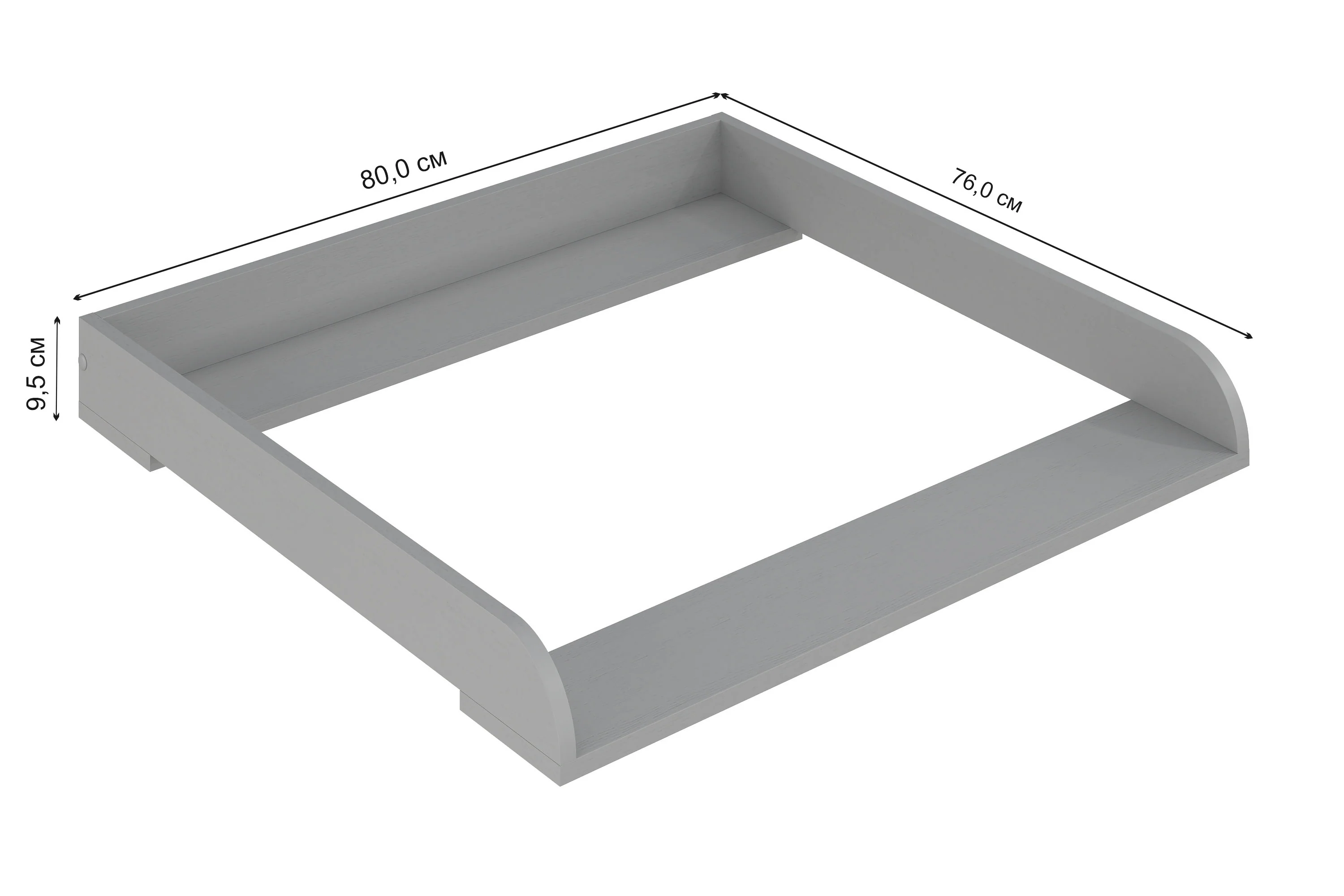Changing Top 800 Shefa Kids For IKEA Dressers, Universal, Grey - Image 5