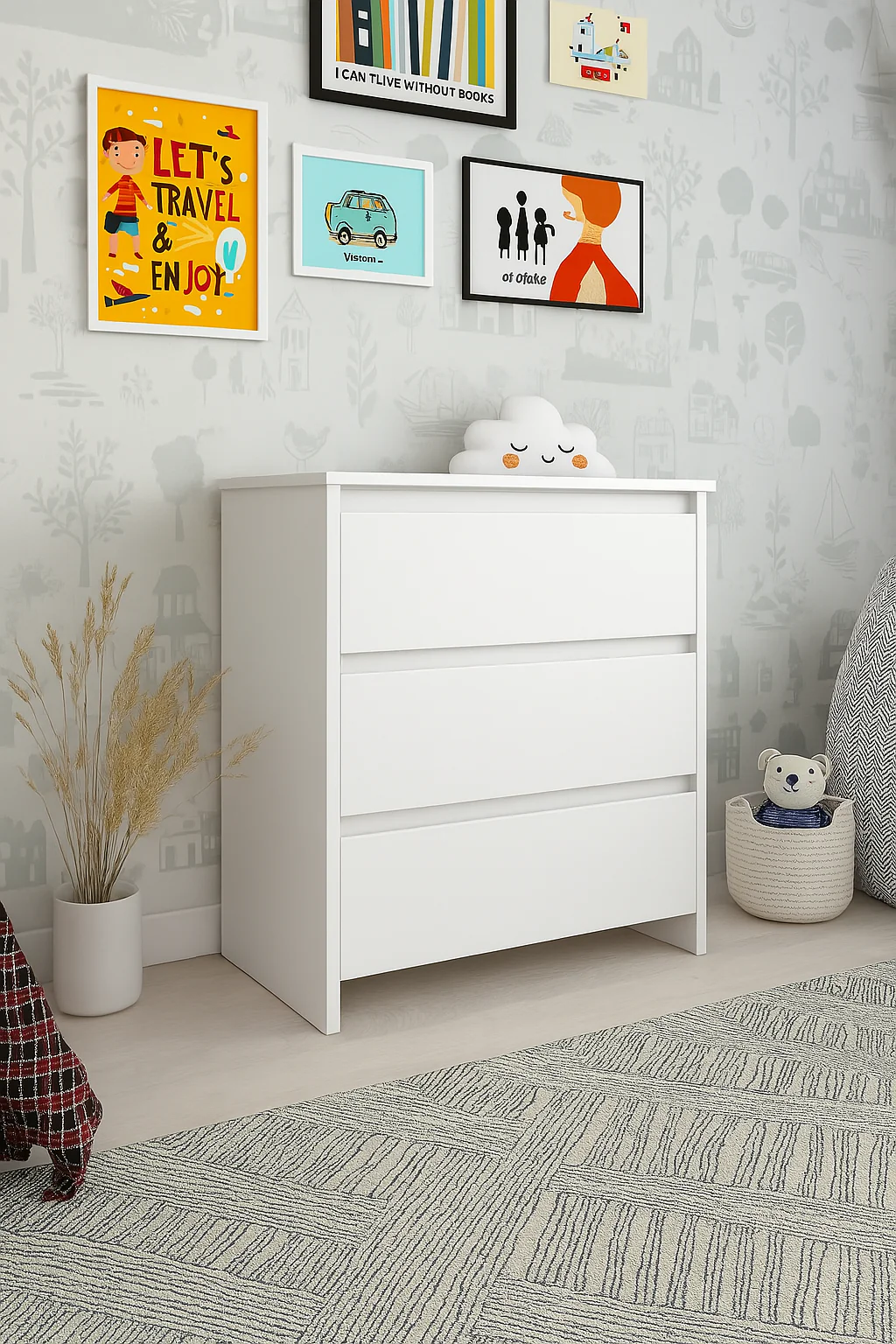 Changing Unit Shefa Kids 880, White - Image 7