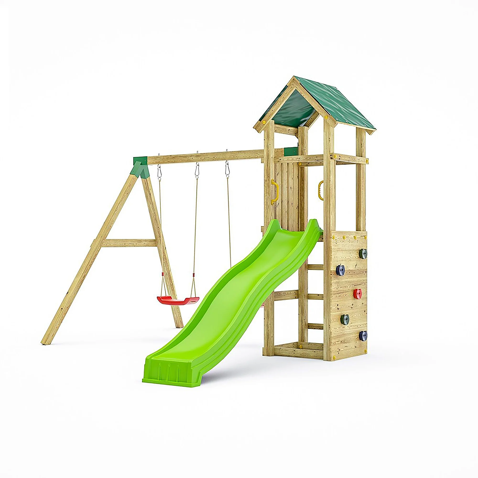 Charly Playfort - Climbing Frame With Swing's And Slide
