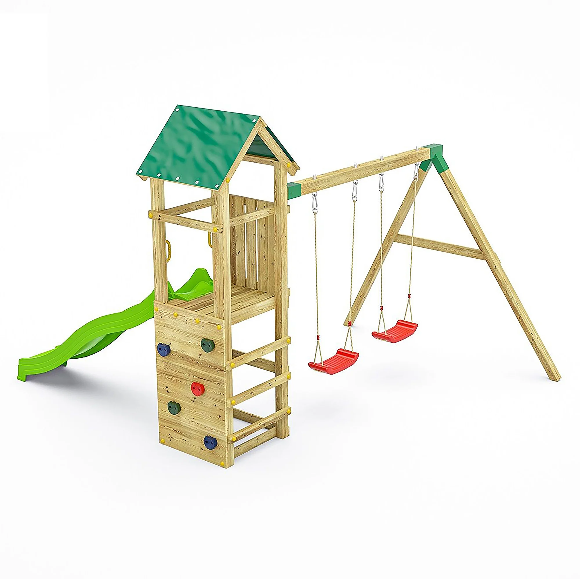 Charly Playfort - Climbing Frame With Swing's And Slide - Image 4