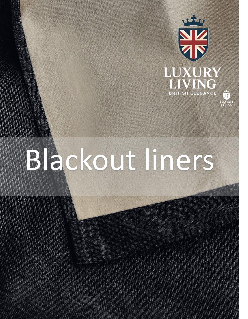 Chenille Blackout Taped Curtains Black - Image 3