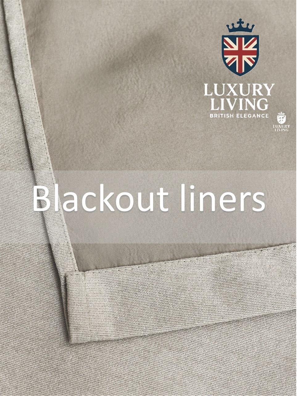 Chenille Blackout Taped Curtains Cream - Image 3