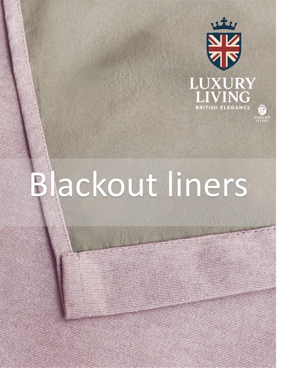 Chenille Blackout Taped Curtains Pink - Image 3
