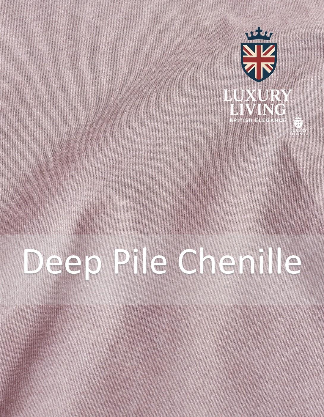 Chenille Blackout Taped Curtains Pink - Image 4